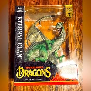 McFarlane Toys Dragons Series 8 Eternal Clan Gold Label Chase Variant - NIB